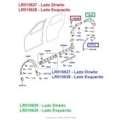 Fender/Alargador do Paralamas Traseiro - Porta - Lado Direito - Land Rover Discovery 3 e 4 - LR010627 - Marca Bearmach