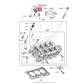 Sensor Pressao do Oleo do Motor Land Rover Discovery 3 Diesel 2.7 TD6 / Discovery 4 Diesel 2.7 e 3.0 / Range Rover Sport Diesel 2.7 e 3.0  TD6 - 1316119 - Marca Hella