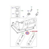 Junta da Tampa Cabeçote Motor V6 4.0 - Land Rover Discovery 3 4.0 V6 2005-2009 / Discovery 4 4.0 V6 2010 - 4691206 - Marca Elring (Unitario)