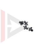 Kit 4 Rebites de Plastico do Paralamas Land Rover Defender - AFU1075 - Marca Eurospare