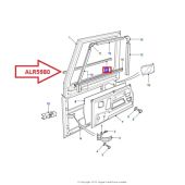 Friso Exterior/Pestana Acabamento Vidro Dianteiro Land Rover Defender - ALR5980 - Marca Allmakes