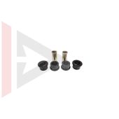 Par de Buchas da Barra Panhard Em Polyuretano (cor: Preta) - Land Rover Defender anr3410