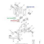 Porca do Parafuso da Porta Dianteira Land Rover Defender - BYH500100 - Marca Eurospare(Unitario)