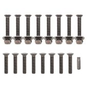 Kit de Parafusos em Inox das Portas Dianteiras (DEF 90) -  Para Modelo Puma - Land Rover Defender 90 2007-2011 - DA1132P - Marca Britpart
