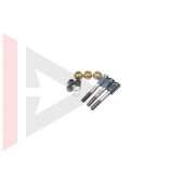 Kit Reparo das Dobradiças Porta Traseira (Aço Inoxidavel) Land Rover Defender - DA1145 GA1145 - Marca Allmakes
