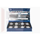 Kit de Lanternas de Led Transparentes (8 Lanternas + 1 Rele) - Land Rover Defender Ate 2006 - GL1191 GET007 - Marca Wipac