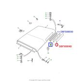 Kit de Borracha do Vidro do Teto (Vidro Vigia) - Land Rover Defender - DBF500040 DBF500030- Marca Allmakes