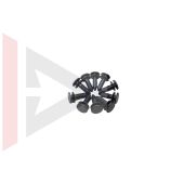 Kit 10 Presilhas Acabamento da Porta Traseira (5a Porta) -  Land Rover Discovery 1 1989-1998 / Discovery 2 1998-2004 / Freelander 1 2001-2006 - DKP5279L - Marca Allmakes 