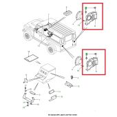 Presilha de Plastico (Preto) - Vários Acabamentos - Land Rover Defender 2007-2011 / Range Rover 2002-2012 - EYQ100130 - Marca Allmakes (Unitario)