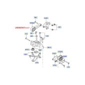 Coxim Superior do Motor - Land Rover Freelander 2  2007-2015 / Discovery Sport 2015 >  / Evoque 2012 - LR000597 - Marca Corteco