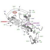 Valvula Recirculação de Gases (EGR) (Sem Radiador) - Land Rover Freelander 2 2.2 16V Diesel 2007-2014 / Evoque 2.2 16V 2012 > / Discovery Sport 2.2 16V 2015 - LR000997 - Marca Delphi