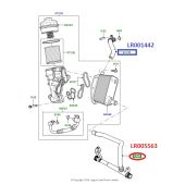 Mangueira do Refrigerador de Oleo - Land Rover Freelander 3.2 Gas 2007-2014 - LR005563 - Marca Eurospare