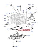 Junta do Carter Intermediario Motor 2.7 e 3.0 V6 Diesel - Land Rover Discovery 3
