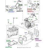 Junta do Coletor Escape para Radiador da EGR  - Motor 4.4 V8 Diesel - Land Rover Range Rover 2010-2012 / Range Rover 2013 > / Range Rover Sport 2014 > - LR050864 - Marca Allmakes 