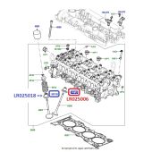 Kit 8 Retentores da Haste da Valvula Admissao (Motor 2.0 Gas) - Freelander 2 2.0 16V Gas 2007-2014 / Evoque 2.0 16V 2012 > / Range Rover 2.0 16V Gas 2013 > / Range Rover Sport 2.0 16V 2014 / Discovery Sport  2015 > - LR116446 LR025018 - Marca Elring