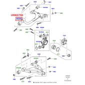 Bucha Superior da Bandeja Traseira Land Rover Range Rover Sport 2005-2009 - LR063744 RGX500201 - Marca Lemforder