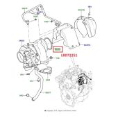 Junta de Vedacao do Turbo (101mm) - Land Rover Discovery Sport 2.0 2015 > / Discovery 5 2.0 Diesel / New Defender 2.0 Diesel - LR072251 - Marca Elring
