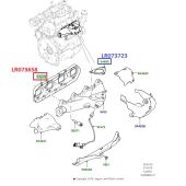 Junta do Coletor de Escape para Turbo - Motor 2.0 DIESEL Ingeniun - Land Rover Discovery Sport 2015 > / Discovery 5 2017 > / New Defender 2020 > / New Evoque 2019 > / Evoque 2012-2018 / Range Rover Sport 2014 > / Velar 2017 > - LR073723 - Marca Britpart