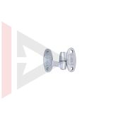 Dobradica Inferior ou Intermediaria da Porta Traseira - Land Rover Defender 1987-2010 - LR075817 BHB710100 - Marca Britpart (unitario)