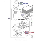 Junta do Suporte de Filtro de Oleo do Motor - Land Rover Range Rover 4.4 V8 Diesel 2013 / Range Rover Sport 4.4 V8 Diesel 2014 > - LR113003 - Marca Eurospare