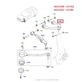Braço da Suspensão Superior Dianteiro - Lado Esquerdo - Land Rover Range Rover Sport 2014 > / Range Rover 2013 > / Discovery 5 2017 > LR113268 LR044845 - Marca Delphi