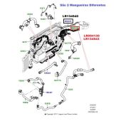 Mangueira do Vaso de Expansão para Radiador (Retorno) Motor 2.0 Gasolina - Land Rover Discovery Sport 2015  > / Range Rover 2012 > /Evoque 2019 - LR134943 LR094130 - Marca Land Rover