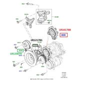 Tensor da Correia Poly V - Land Rover Discovery 5 3.0 Gas 2017 lr161768