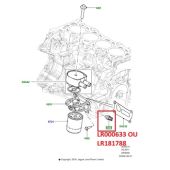 Sensor de Pressão do Oleo do Motor - Land Rover Range Rover LR000633 LR181788