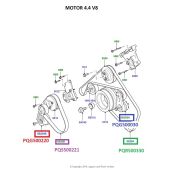 Correia Auxiliar (Secundaria) Motor 4.4 V8 - Land Rover Discovery 3 4.4 V8 Gas 2005-2009 / Range Rover Sport 4.4 V8 Gas 2005-2009 - PQS500221 - Marca Dayco