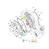 Retentor Dianteiro do Virabrequim (Externo) Land Rover Defender 300TDI 1987-2006 / Discovery 1 1994-1998 - ERR7143 - Marca Allmakes PR2