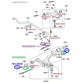 Parafuso da Bandeja Dianteira Inferior (Sem Porca) - Land Rover Discovery 3 2004-2009 / Range Rover Sport 2005-2009 - RDI000034 - Marca Allmakes 