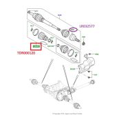 Kit Coifa do Eixo Dianteiro - Land Rover Range Rover 2002-2009 / Range Rover 2010-2012 - TDR000120 - Marca Allmakes