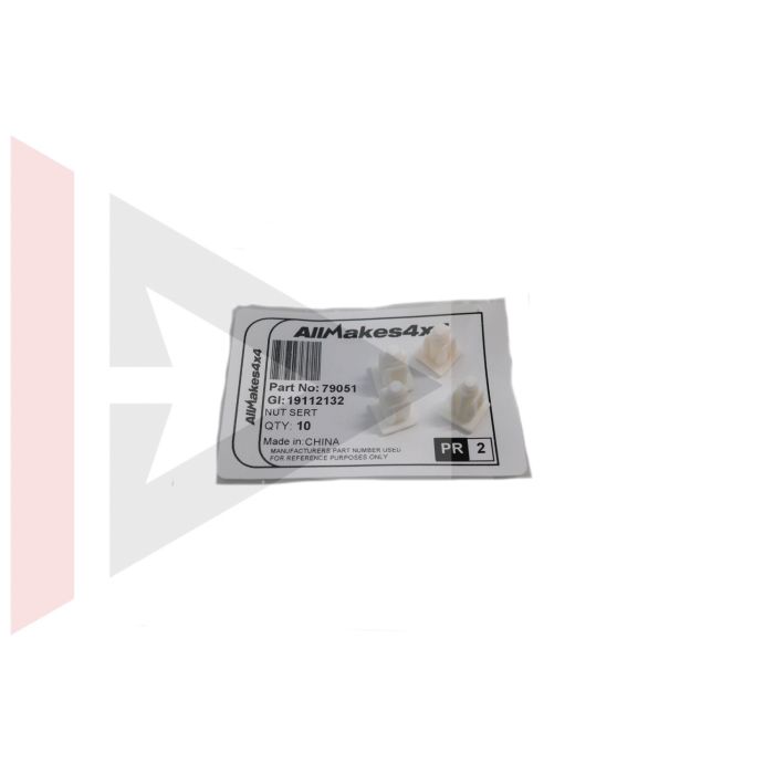 Kit 4 Porcas Lokut do Suporte e Moldura do Farol - Land Rover Defender - 79051 - Marca Allmakes 