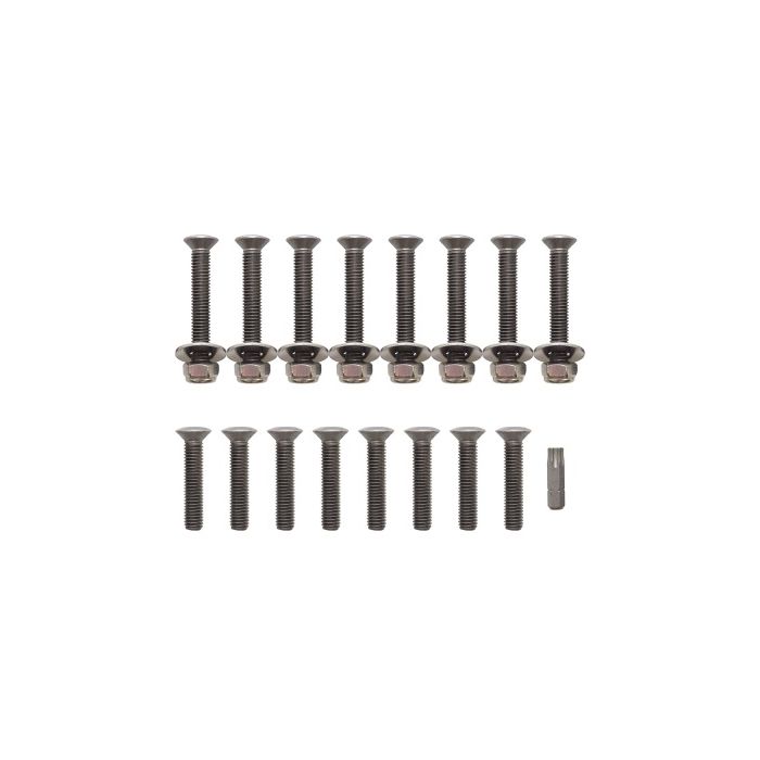 Kit de Parafusos em Inox das Portas Dianteiras (DEF 90) -  Para Modelo Puma - Land Rover Defender 90 2007-2011 - DA1132P - Marca Britpart