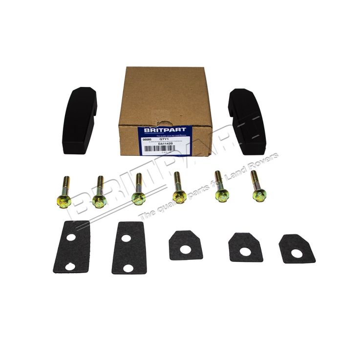 Kit Suporte do Parabrisas em Aluminio (Cor: Preto) - Land Rover Defender 1994-2006 - DA1142B - Marca Britpart