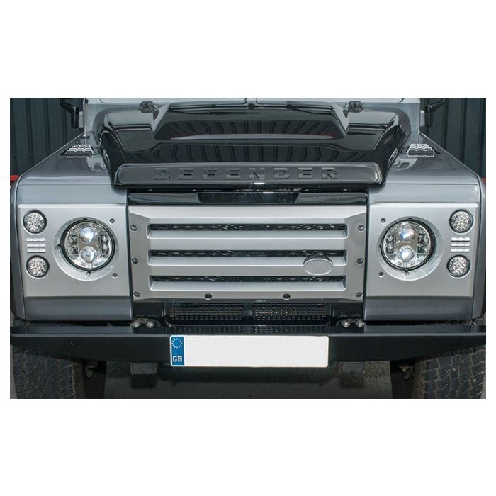 KIt XS Grade Dianteira e Acabamento dos Farois  - Land Rover Defender 1994-2006 - GA1969 - Marca Britpart