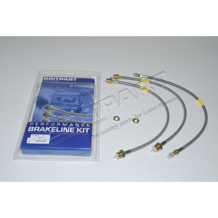 Kit de Flexivel de Freio (Maior que Original +40mm / Sem ABS)- Land Rover Discovery 1 1995-1999 - DA241240S - Marca Britpart