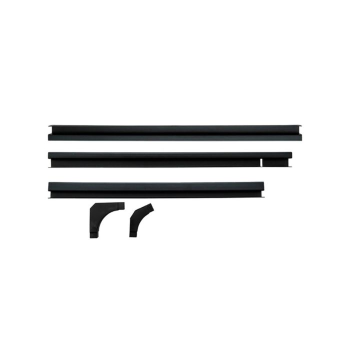 Kit de Canaletas do Vidro Dianteiro Lado Direito (Somente as Canaletas) - Land Rover Defender - DA4878 - Marca Allmakes