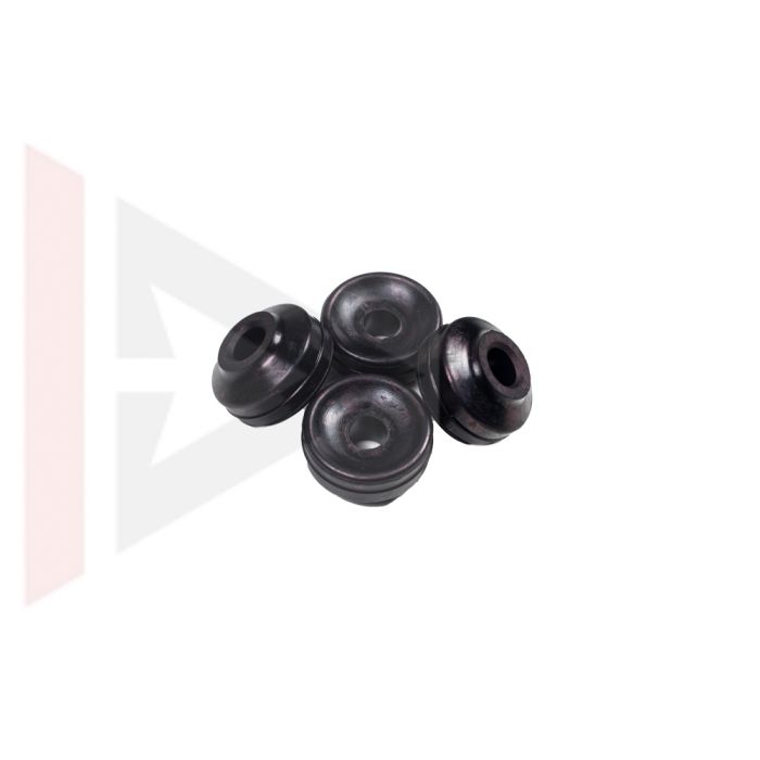 Kit 4 Buchas Inferior do Amortecedor Traseiro Land Rover Defender 1999-2010  - RNF100090L -  Marca Allmakes