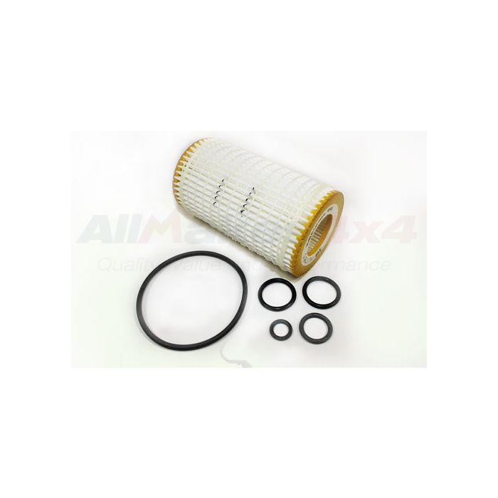Filtro de Oleo do Motor - Land Rover Range Rover TD8 4.4 Diesel 2010-2012 / Range Rover Sport 4.4 Diesel 2014 - LR022896 - Marca Mahle