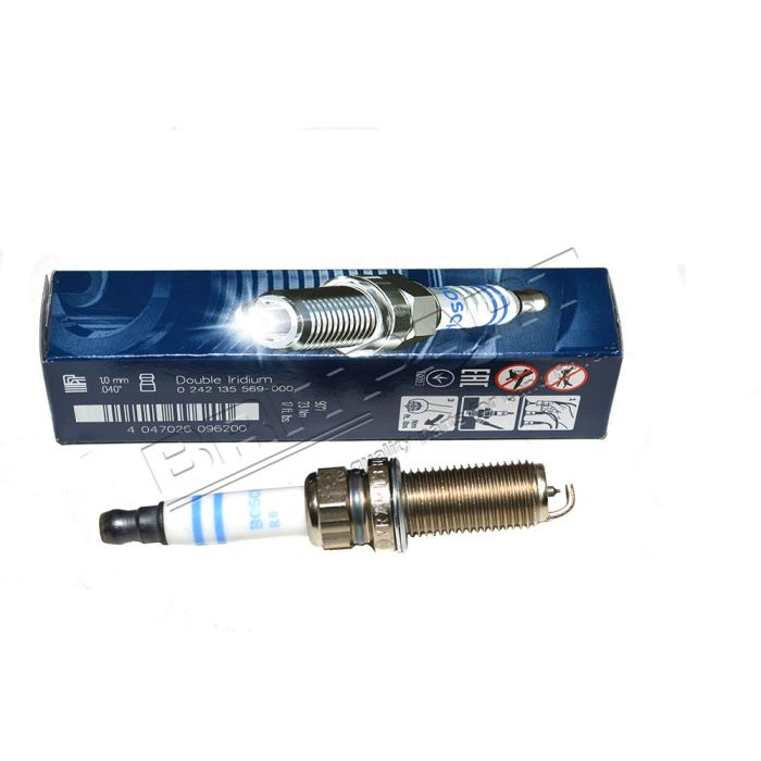 Vela de Ignição (Duplo Iridium) Motor 5.0 - Land Rover Range Rover 5.0 OHC V8 Gas 2010-2012 / Discovery 4 5.0 Gas 2010-2016 / Range Rover Sport 5.0 2010-2013 / Range Rover 5.0 2013 > Range Rover Sport 5.0 2014 > - LR032080 - Marca Bosch