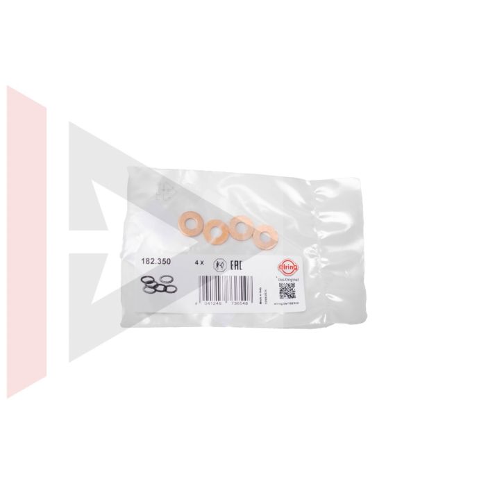 Kit 4 Arruelas dos Bicos Injetores de Combustivel - Land Rover Freelander 2 2.2 Diese lr032818