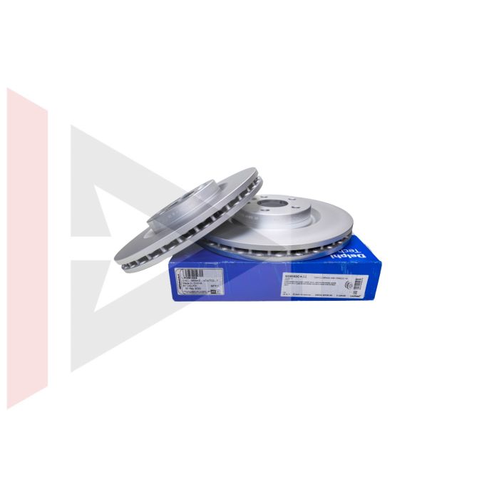 Par de Discos de Freio Dianteiro 17" - Land Rover Evoque 2012-2018  lr059122