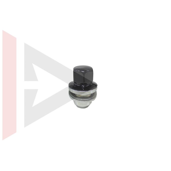 Porca da Roda de Aluminio (Cor Preta) - Land Rover Discovery 3 2008-2009 / Discovery 4  / Range Rover / Range Rover Sport  -  LR068126 RRD500510 - Marca Allmakes PR2