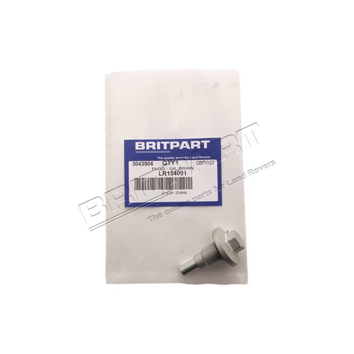 Bujao do Carter de Oleo - Land Rover Evoque 2.0 Diesel 2012-2018 / Range Rover 2.0 Diesel 2013 > / Range Rover Sport 2.0 Diesel 2014 > / Discovey Sport  2.0 Diesel 2015 > / Discovery 5 2.0 Dsl 2017 > - LR154091 - Marca Britpart