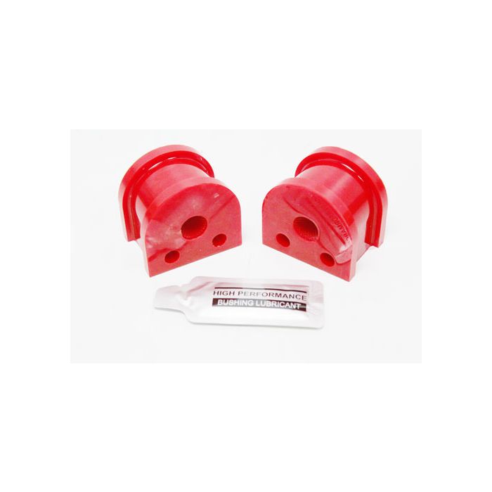 Par de Buchas Barra Estabilizadora Traseira (Poliuretano/Vermelha) -  Land Rover Defender 90 1987-1998 / Discovery 1 1989-1999 - NTC7394 TF1025 - Marca Terrafirma