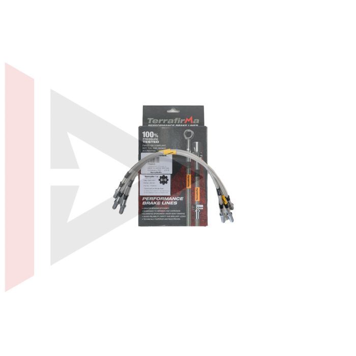 Kit Flexivel de Freio Maior 2"  - Land Rover Defender 90/110/130 Até 1999 - TF642GD - Marca Goodridge/Terrafirma